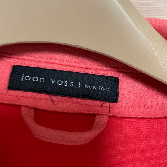 WINTER SALE ! CORAL VEGAN SUEDE JACKET SO SOFT N COMFORTABLE NWT 22”P 30 L - Picture 8 of 11